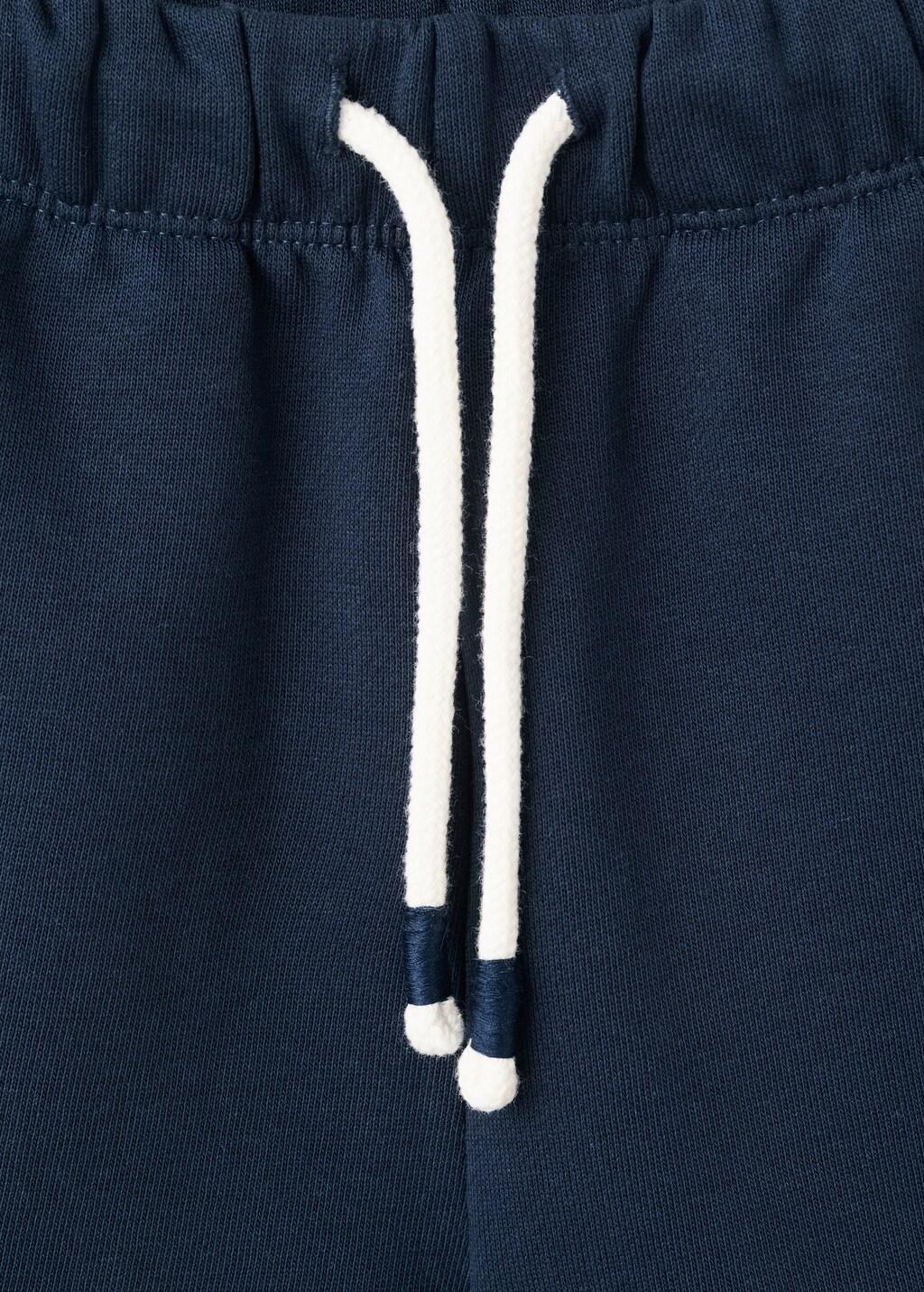 NAVY Cotton shorts with pockets, Kids Girl, 0201_56, large image number 0