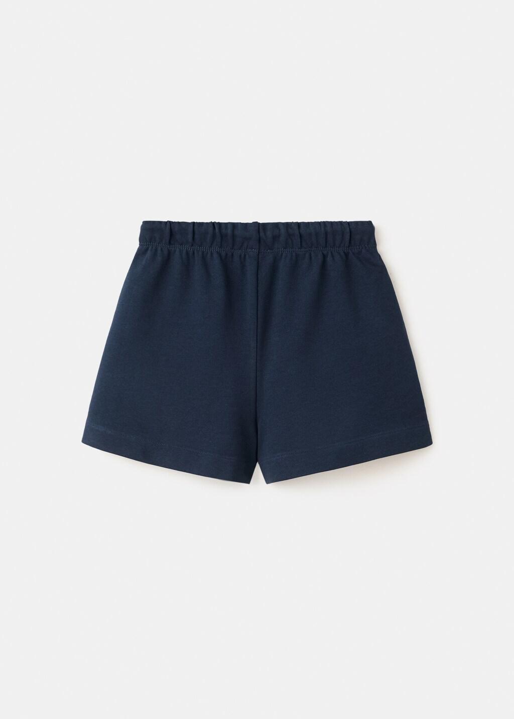 NAVY Cotton shorts with pockets, Kids Girl, 0201_56, large image number 1