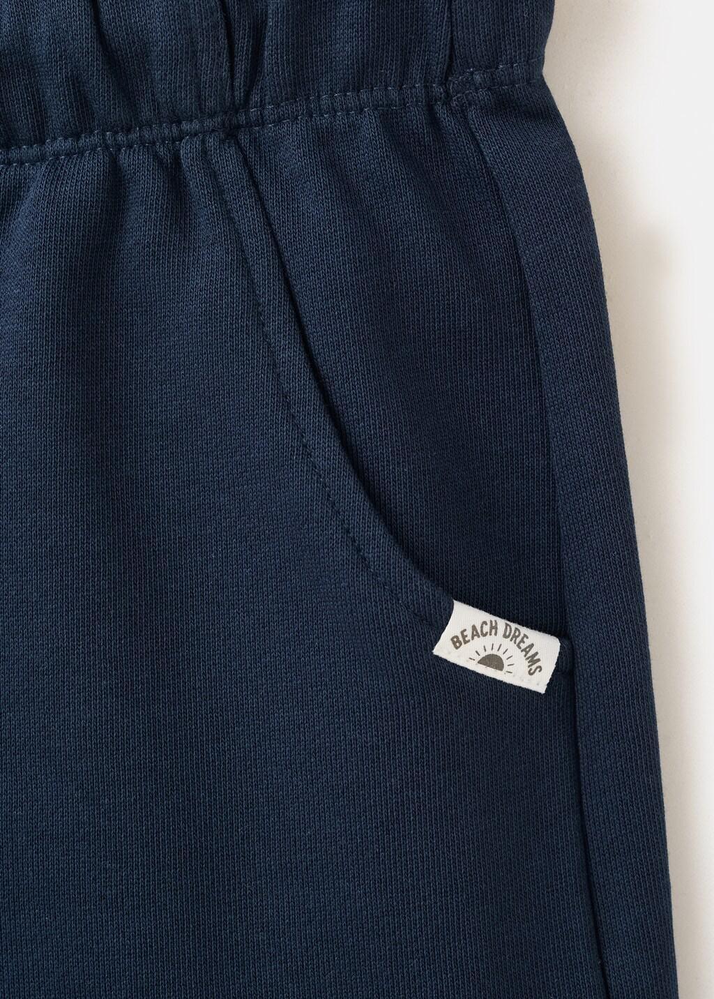 NAVY Cotton shorts with pockets, Kids Girl, 0201_56, large image number 2