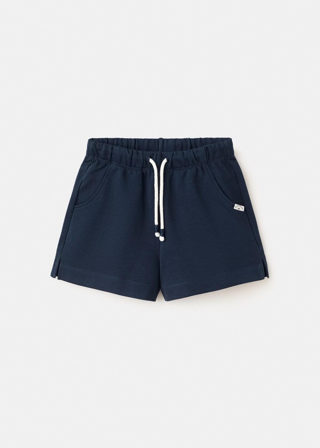 NAVY Cotton shorts with pockets, Kids Girl, 0201_56, large image number 4