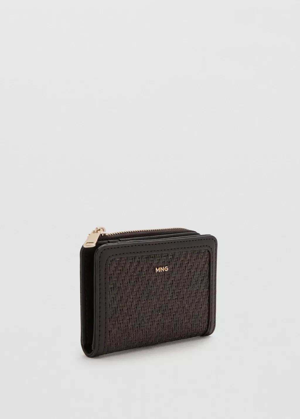 Brown Small Textured Purse, Dark Brown, large image number 0