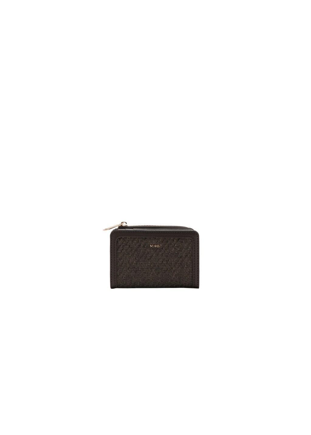 Brown Small Textured Purse, Dark Brown, large image number 2