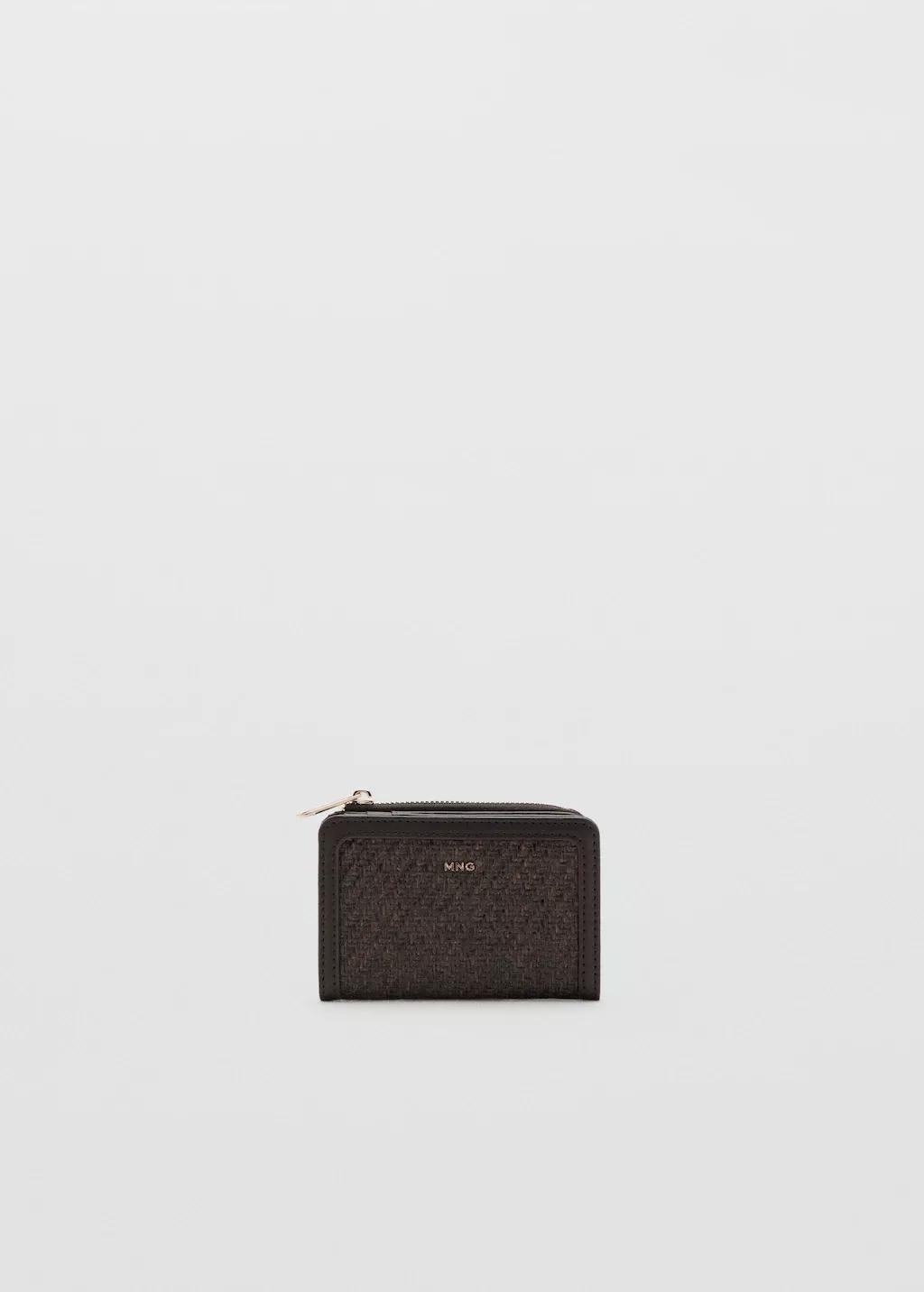Brown Small Textured Purse, Dark Brown, large image number 3