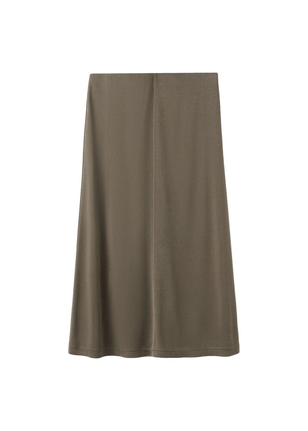 Modal pencil skirt, Beige - Khaki, large image number 6