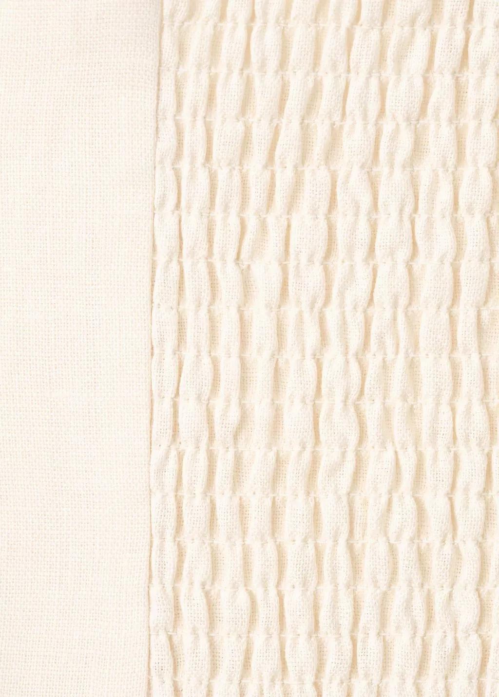 Beige Linen Bandeau Jumpsuit, 0201_05, large image number 5