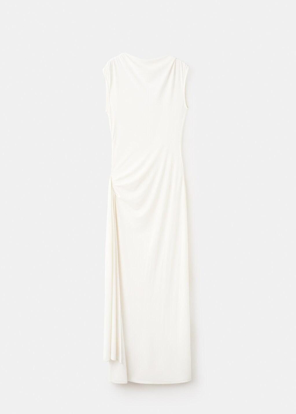 White Open-Back Lace Dress, 0201_02, large image number 7