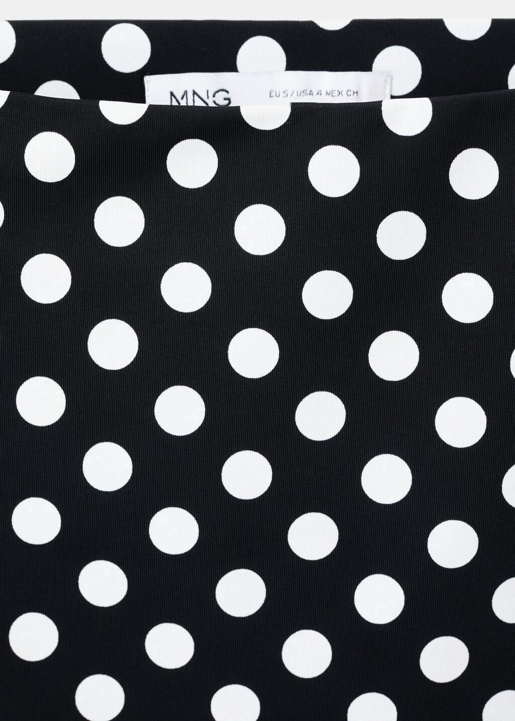 BLACK Polka-dot skirt, 0201_99, medium
