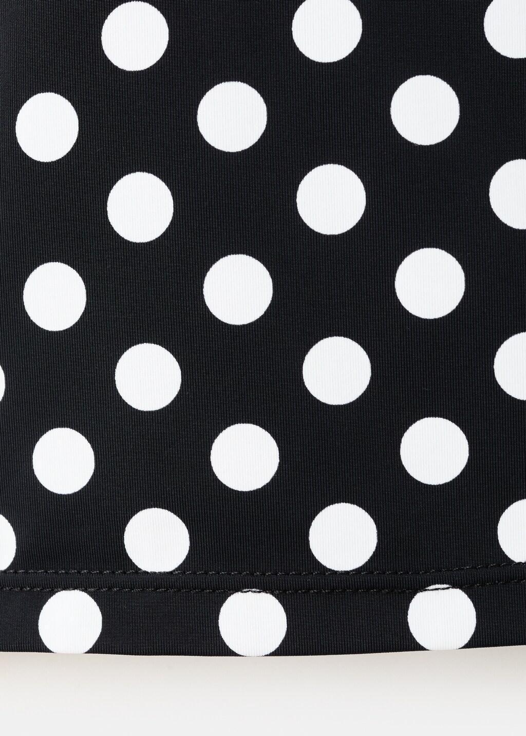 BLACK Polka-dot skirt, 0201_99, large image number 4
