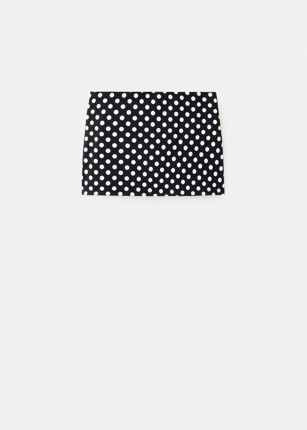BLACK Polka-dot skirt, 0201_99, large image number 6