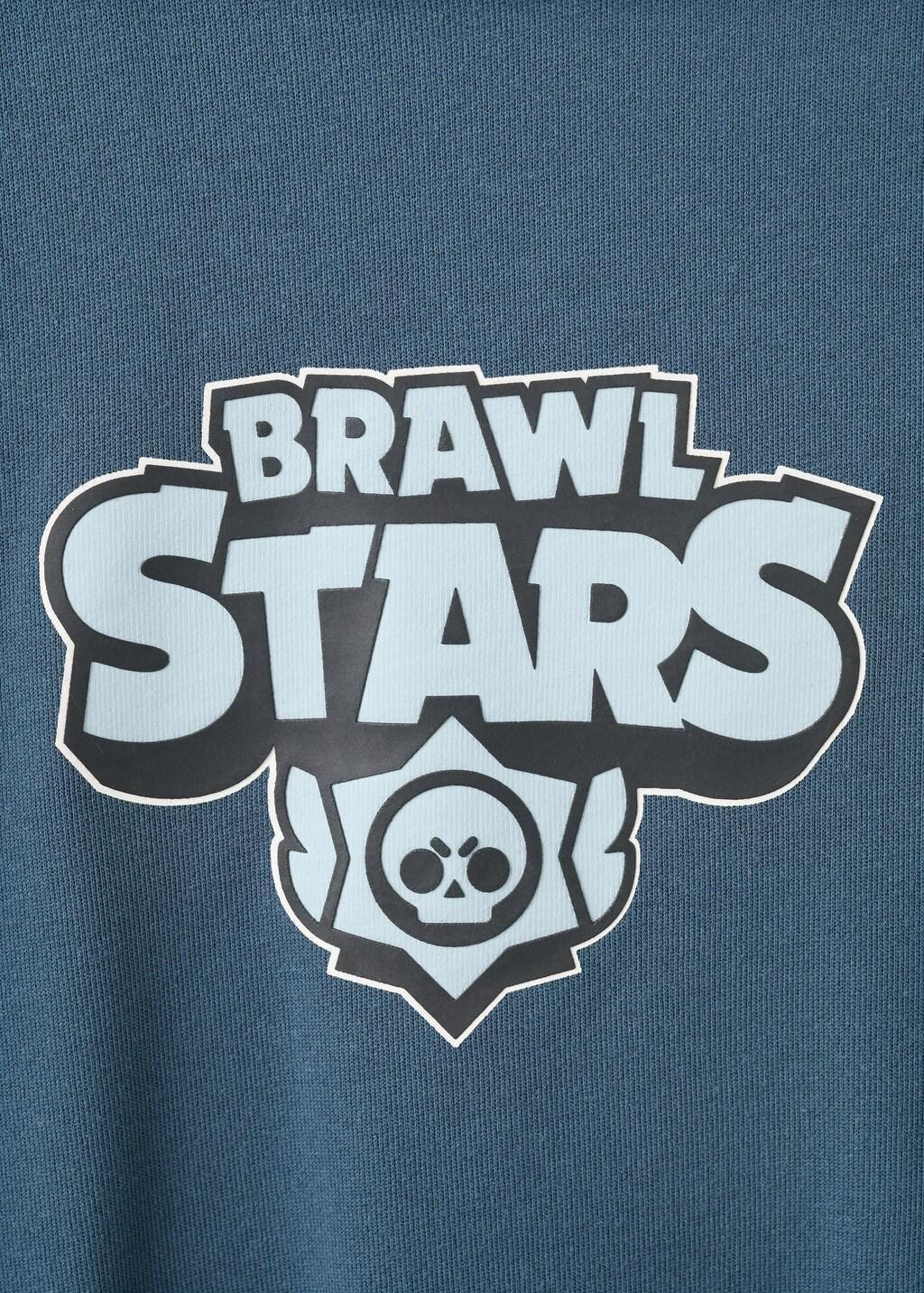 Blue Brawl Stars Sweatshirt, Kids Boys, Medium Blue, large image number 1