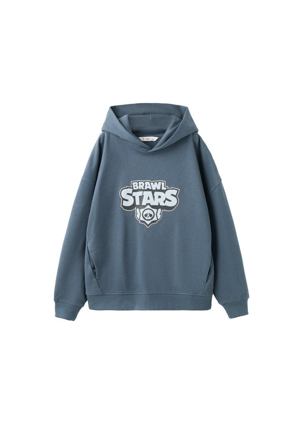 Blue Brawl Stars Sweatshirt, Kids Boys, Medium Blue, large image number 4