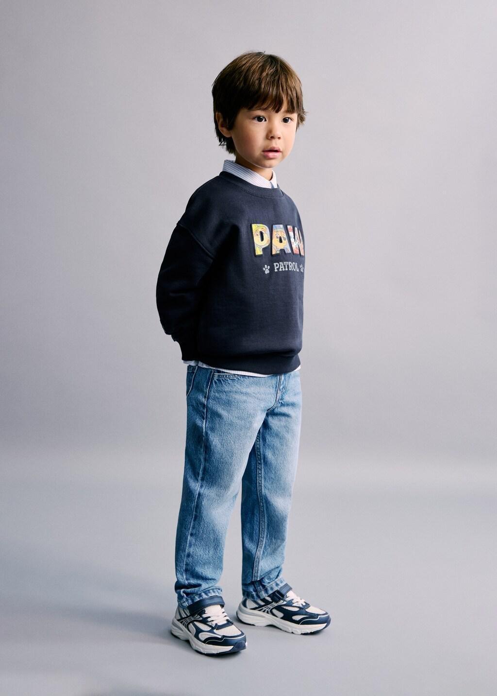Navy Paw Patrol Sweatshirt, Kids Unisex, Navy, large image number 0