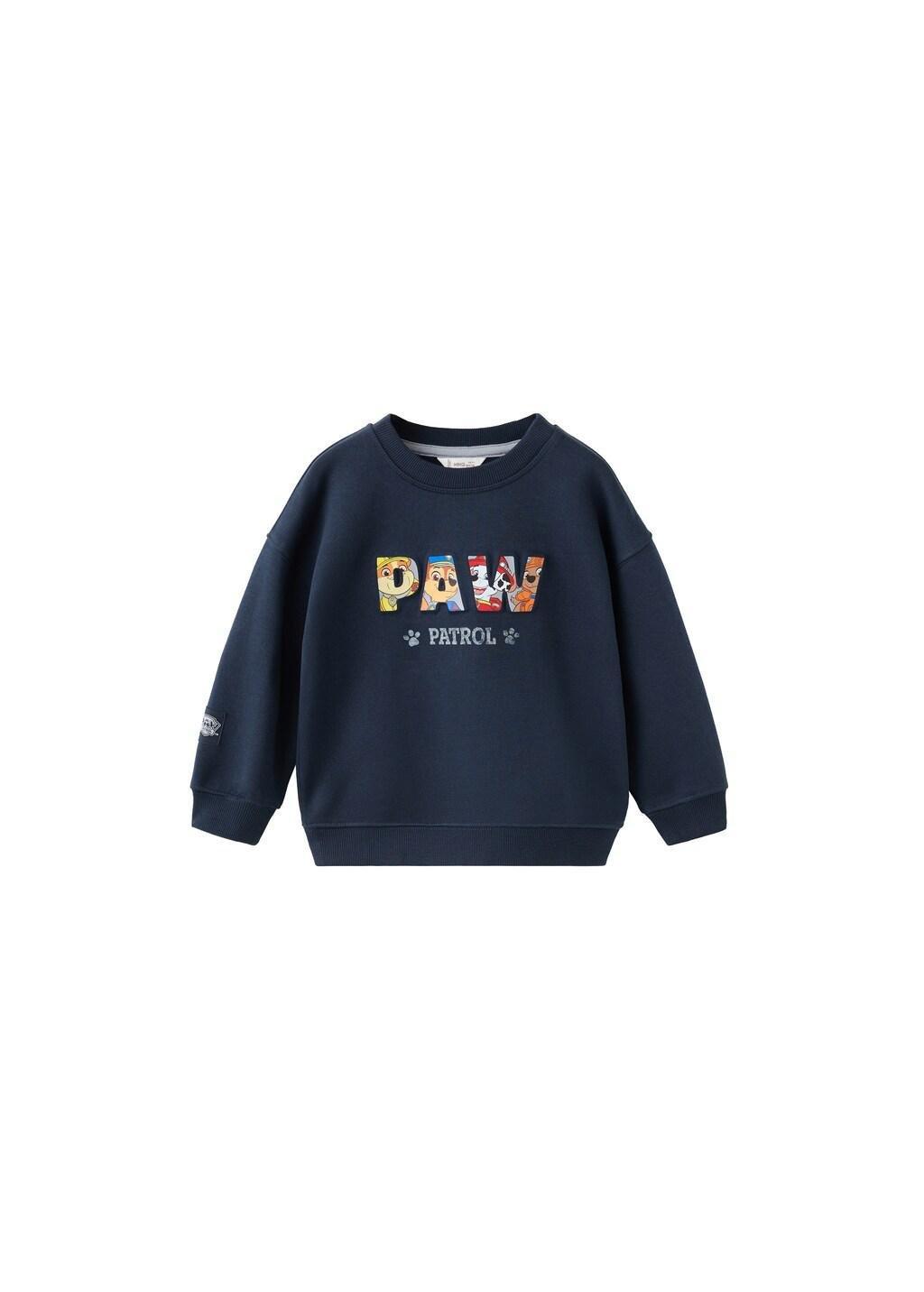 Navy Paw Patrol Sweatshirt, Kids Unisex, Navy, large image number 5
