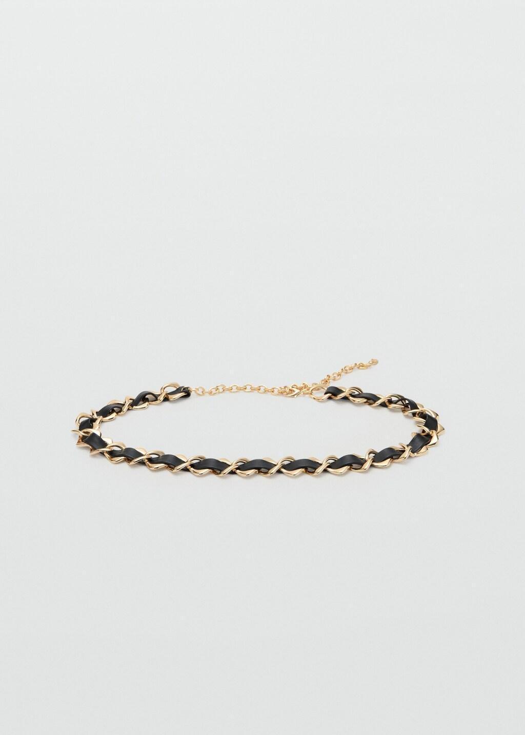 Gold Combined Chain-Link Belt, 0201_OR, large image number 3