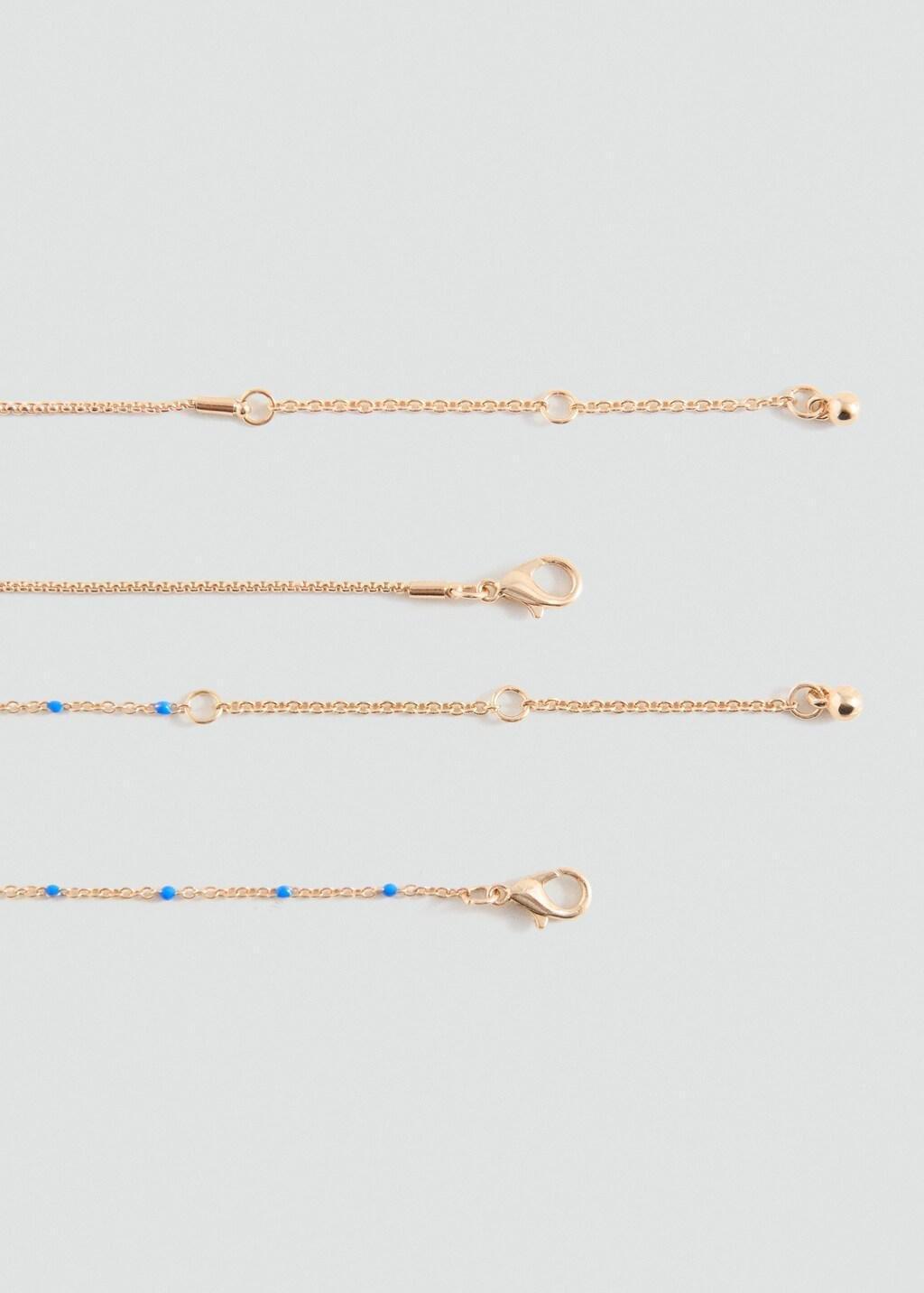 Gold Necklaces, Set Of 2,Kids Girls, Gold, large image number 2