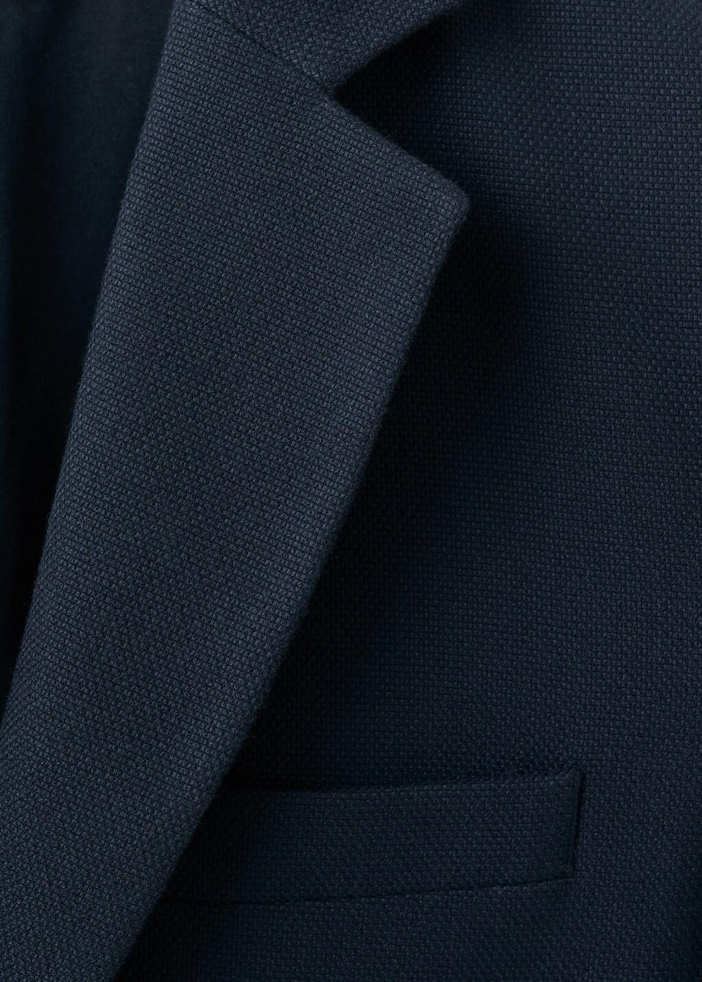 Navy Milan Slim-Fit Suit Jacket, Navy, large image number 0