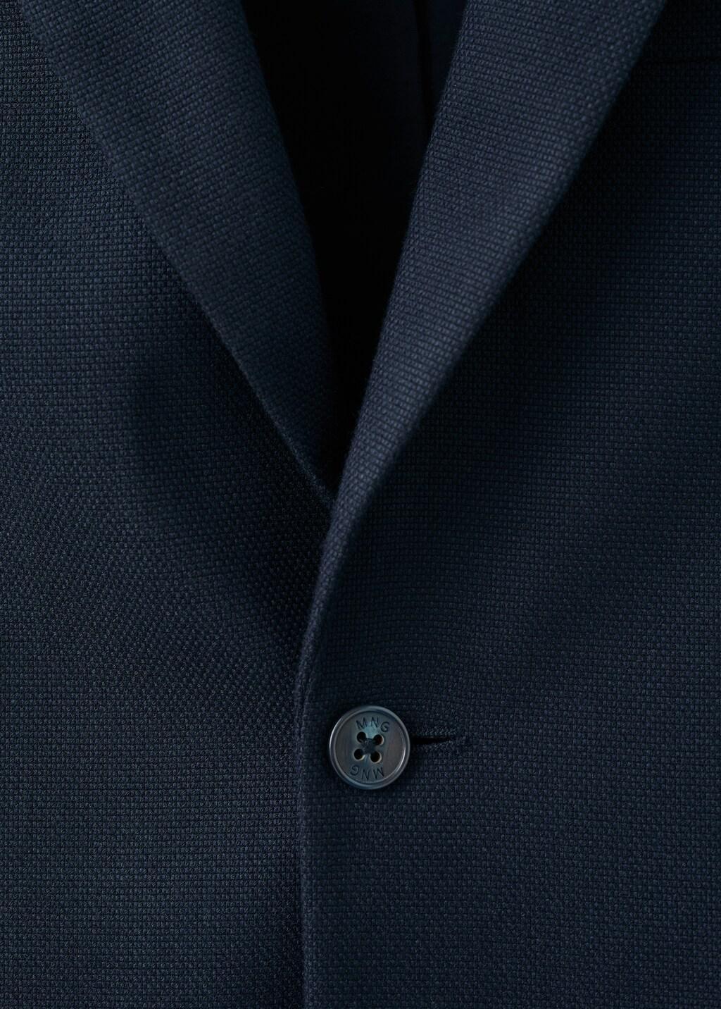 Navy Milan Slim-Fit Suit Jacket, Navy, large image number 1
