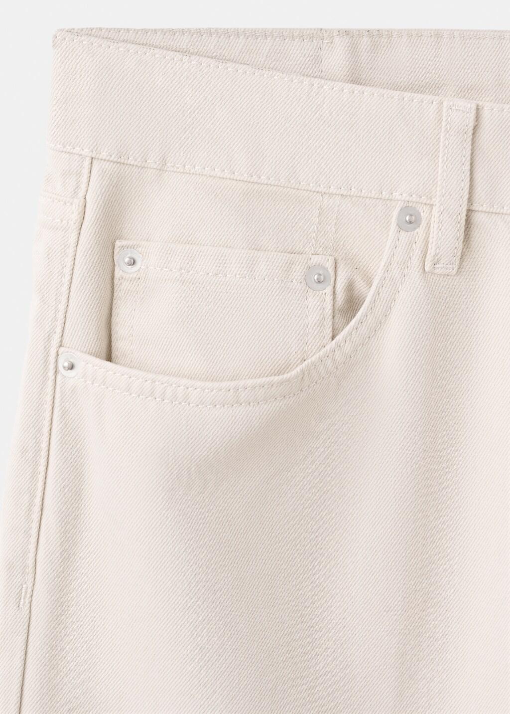Beige Moby Straight-Fit Jeans, Light Beige, large image number 5