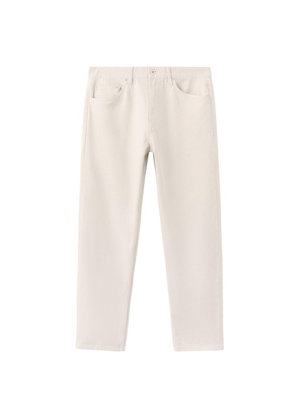 Beige Moby Straight-Fit Jeans, Light Beige, large image number 7