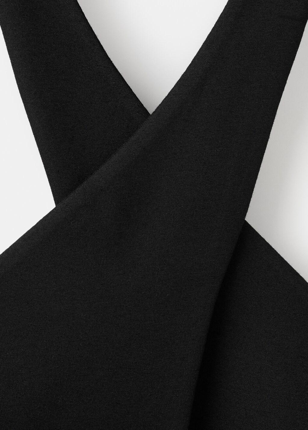 Black Halter-Neck Gilet With Buttons, 0201_99, large image number 1