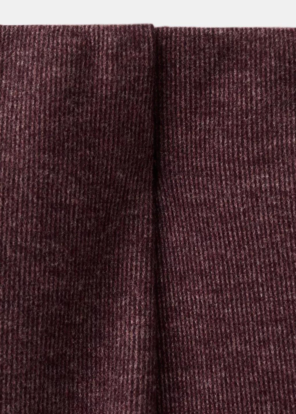 Red Knitted Trousers With Elastic Waistband, 0201_78, large image number 1