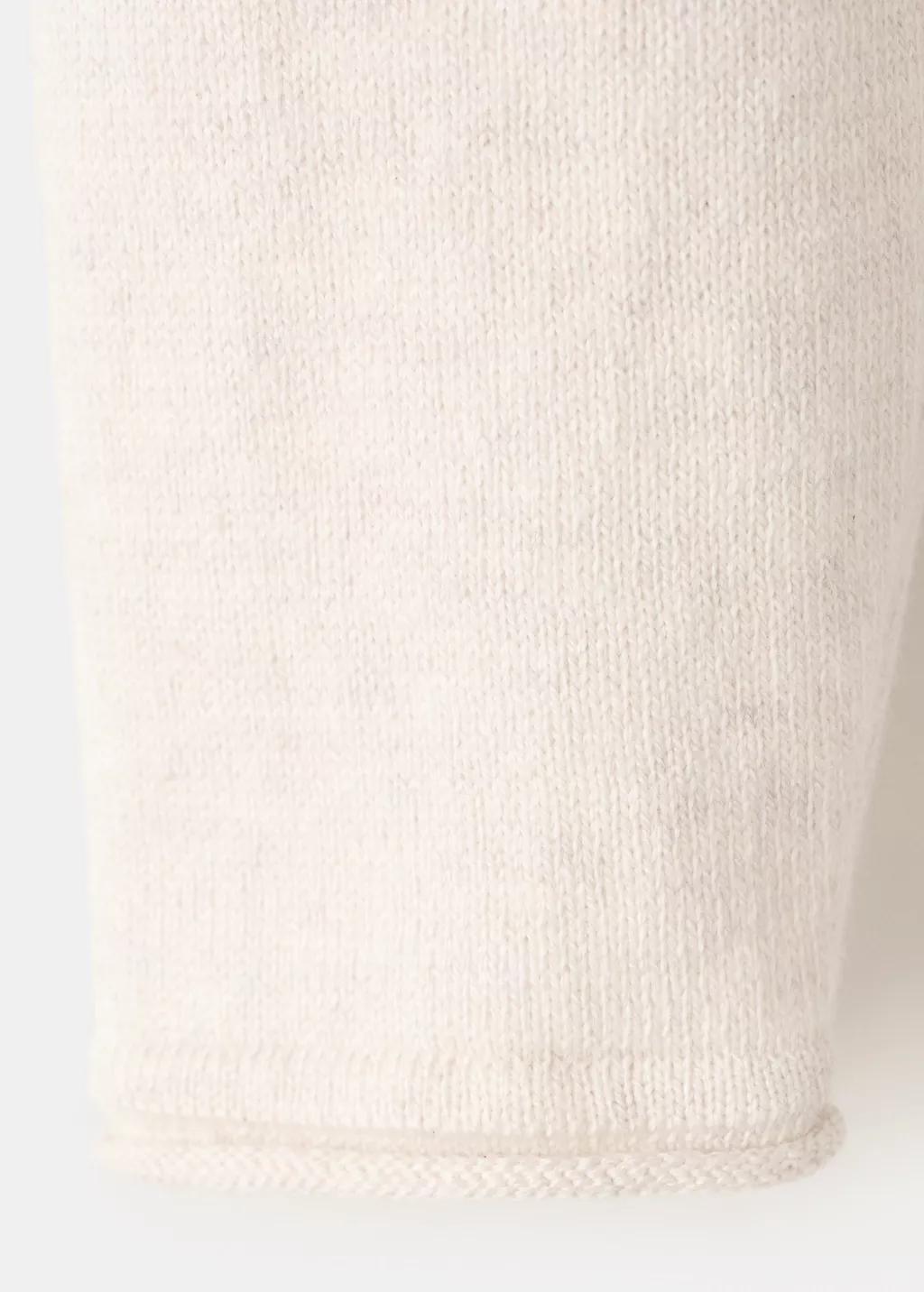 Beige Knitted Button Cardigan, Baby Girls, Light Beige, large image number 4