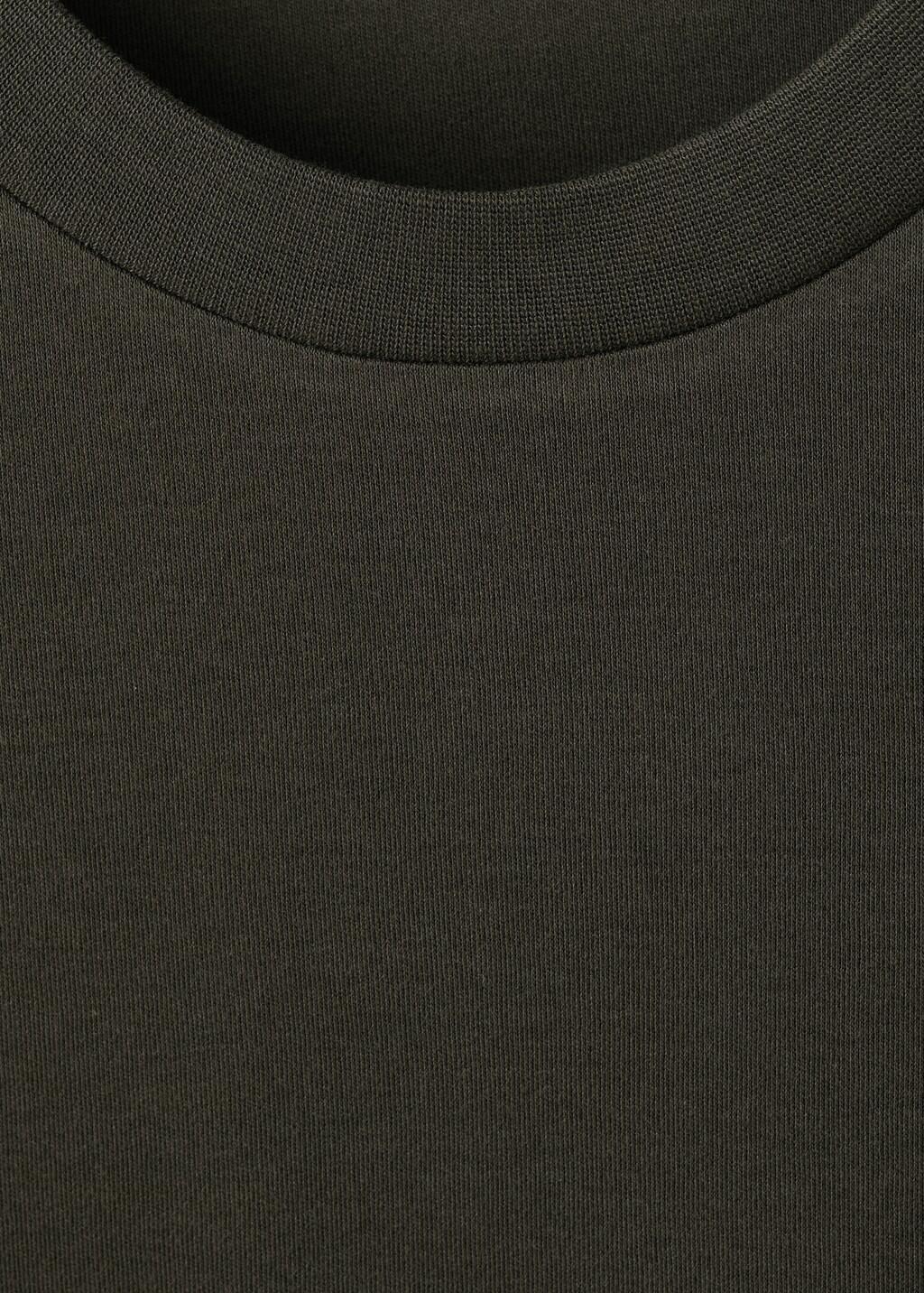 Brown Long Sleeve Regular Fit T-Shirt, Dark Brown, large image number 1