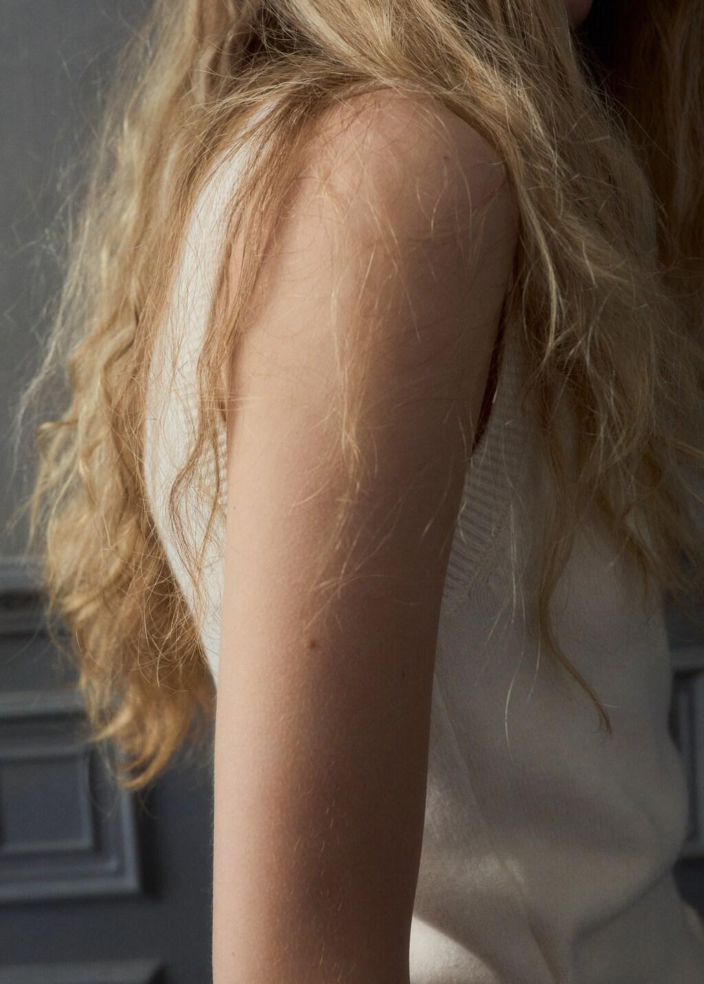 Pink Turtleneck Knit Top, 0201_05, large image number 4