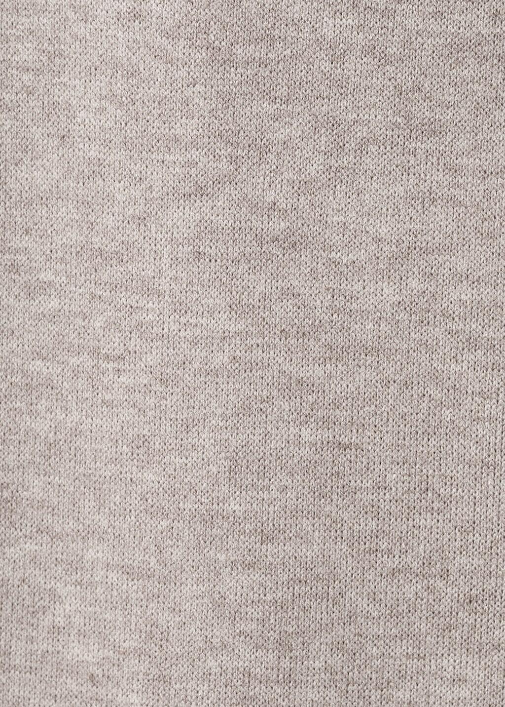 Beige Straight-Fit Trousers With Elastic Waist, Medium Brown, large image number 5