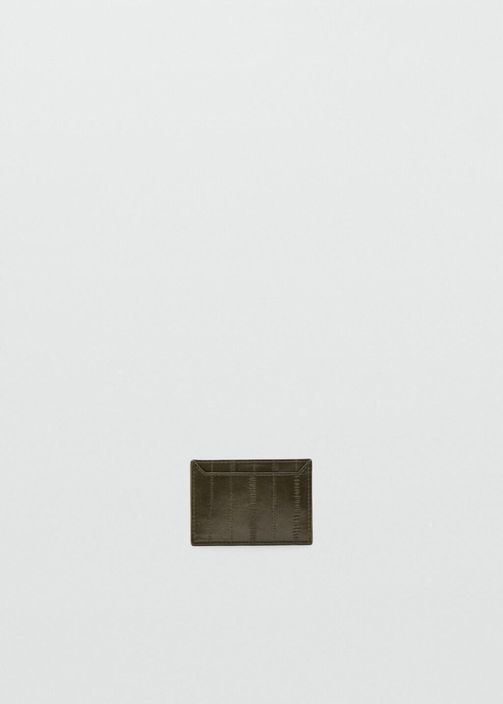 Khaki Texture Card Holder, 0201_37, large image number 1