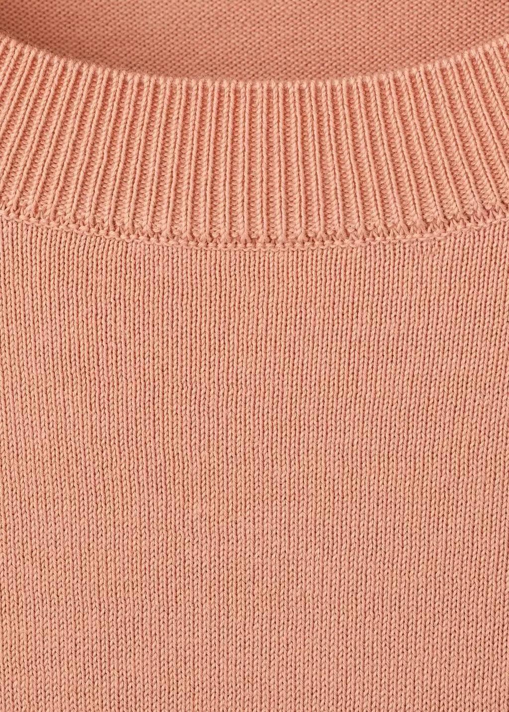 Orange Lt Pastel Fine Jersey 100% Cotton T-Shirt, Light-Pastel Orange, large image number 1