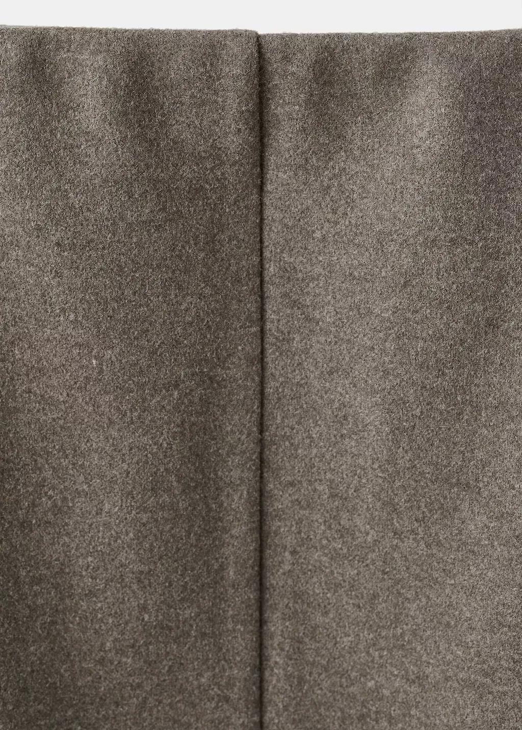 Brown Opening Pencil Skirt, Medium Brown, large image number 3