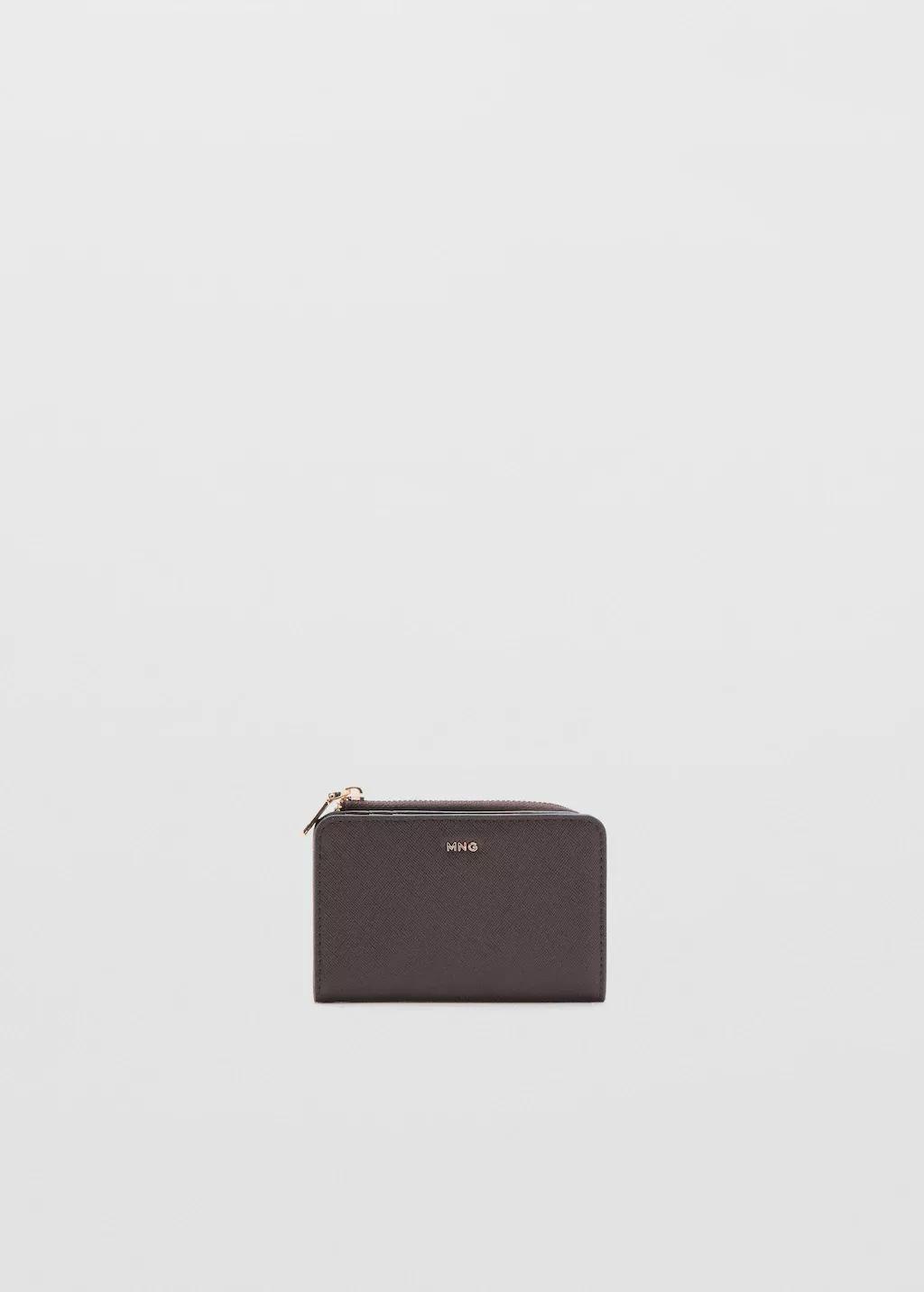 Brown Safiano-Effect Wallet With Flap, 0201_32, large image number 3