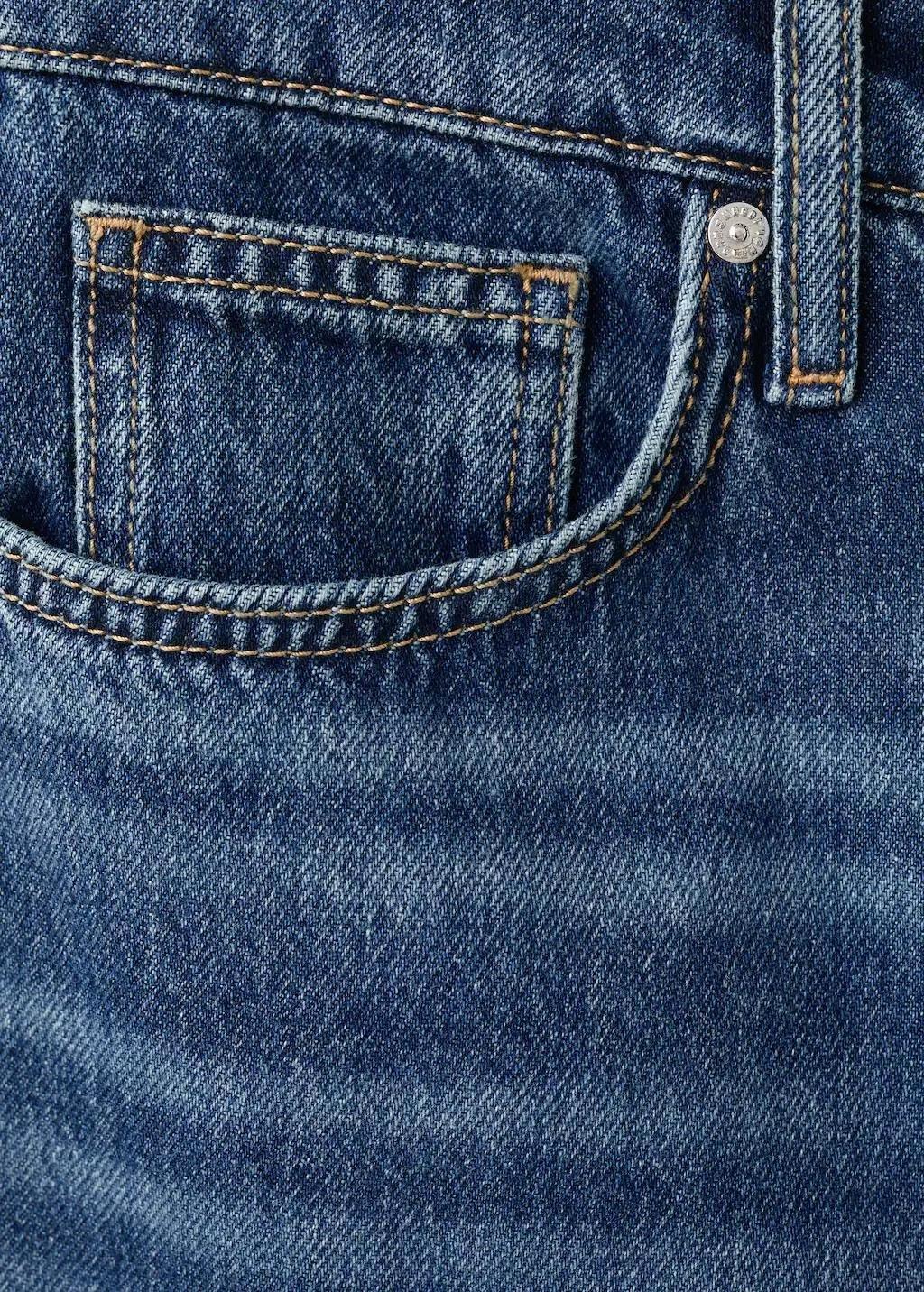 Blue Matilda High-Rise Straight Jeans, 0201_TO, large image number 5