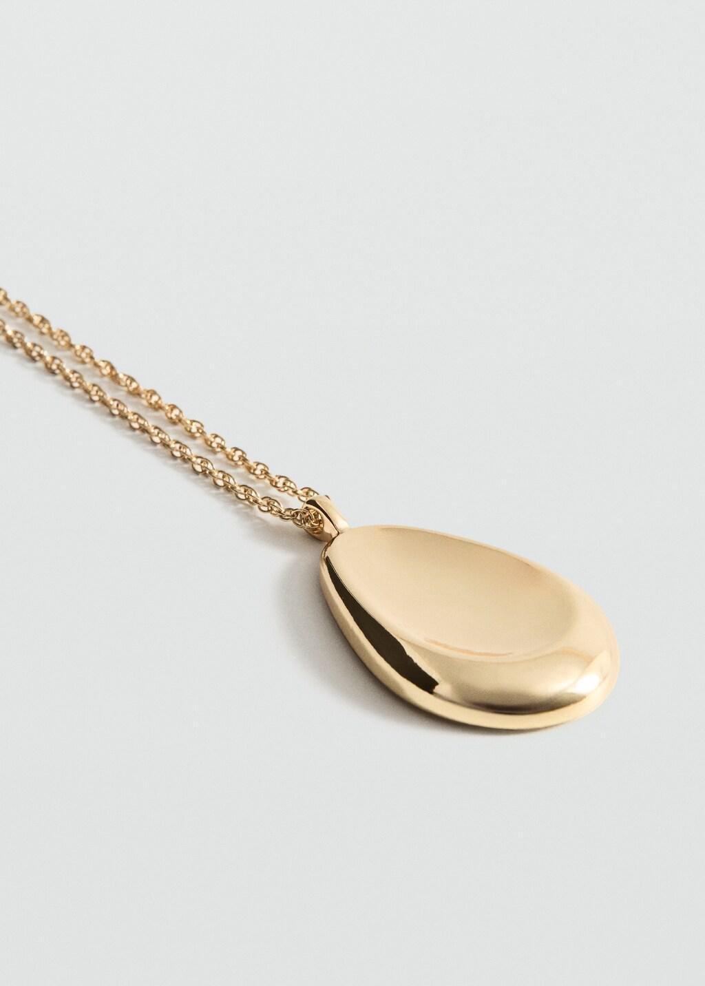GOLD Drop pendant necklace, 0201_OR, large image number 1