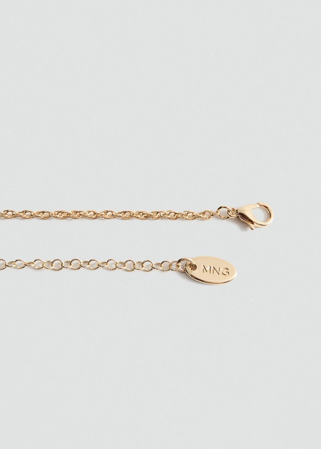 GOLD Drop pendant necklace, 0201_OR, medium