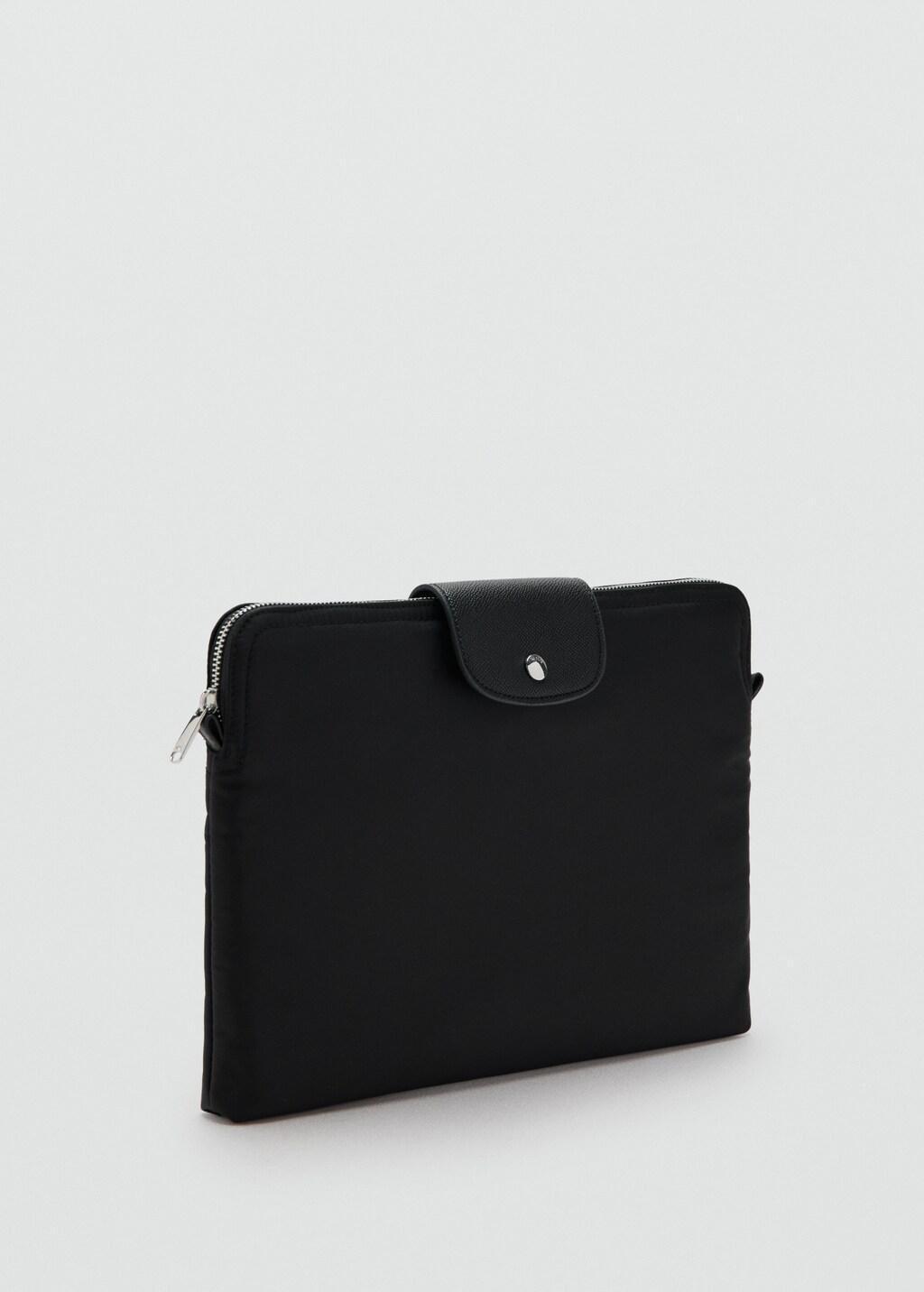 Black Nylon Laptop Case, 0201_99, large image number 0