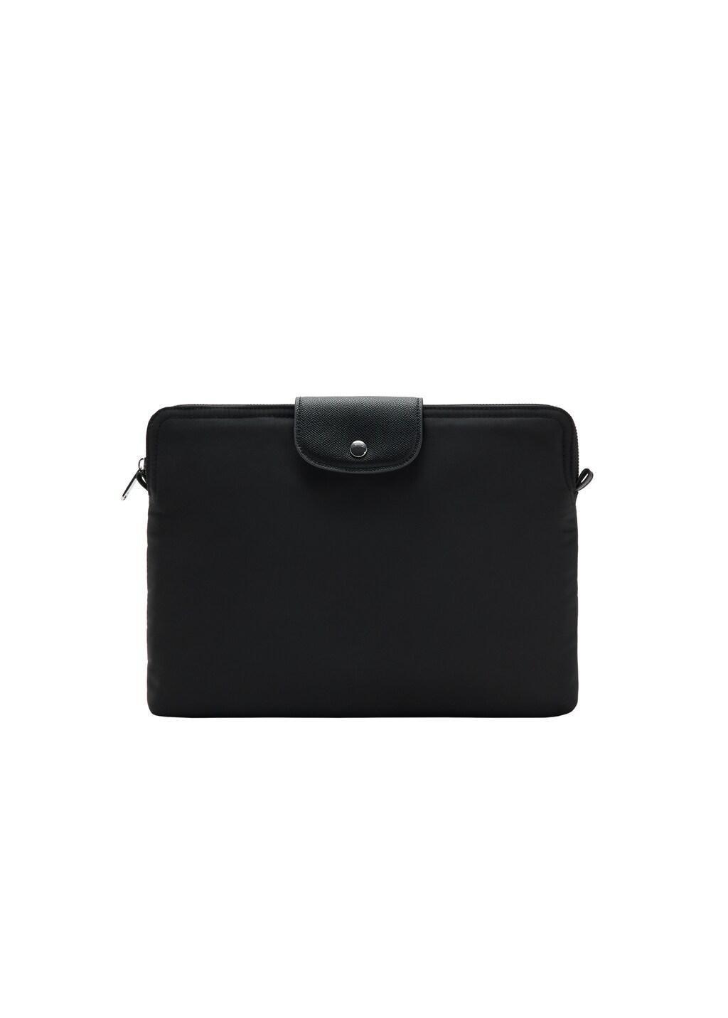 Black Nylon Laptop Case, 0201_99, large image number 2