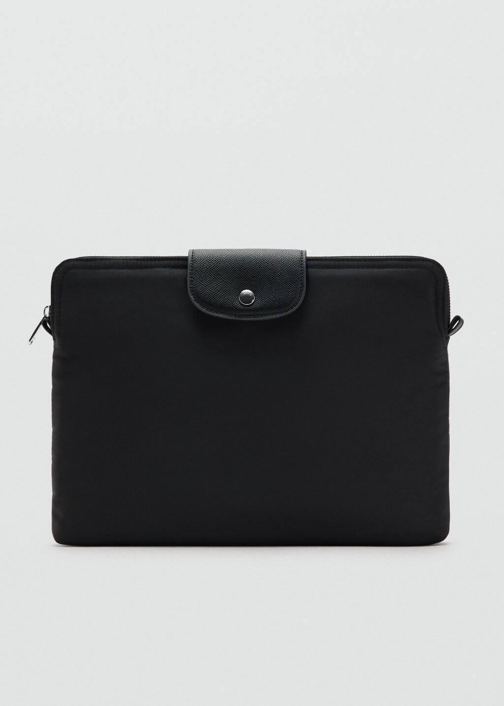 Black Nylon Laptop Case, 0201_99, large image number 3