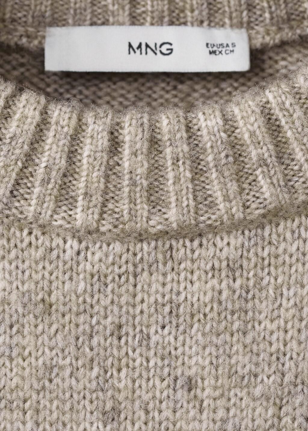 Brown Combined Hooded Sweater, Medium Brown, large image number 1