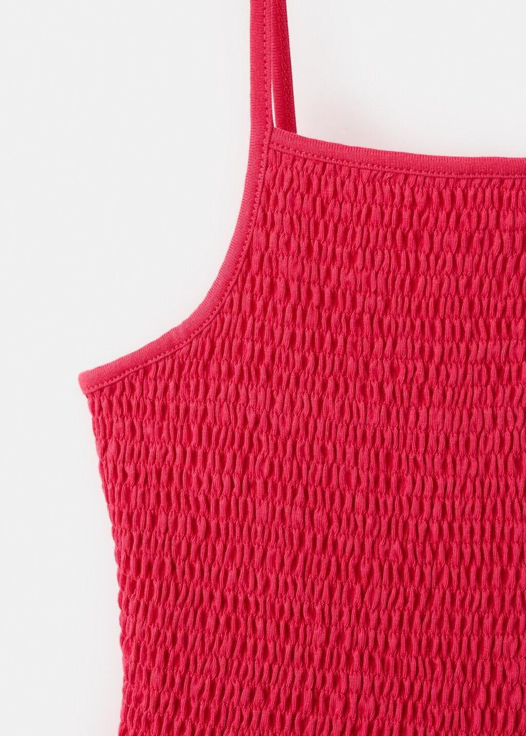 Red Ruffles Flowy Dress, Kids Girls, Red, large image number 1