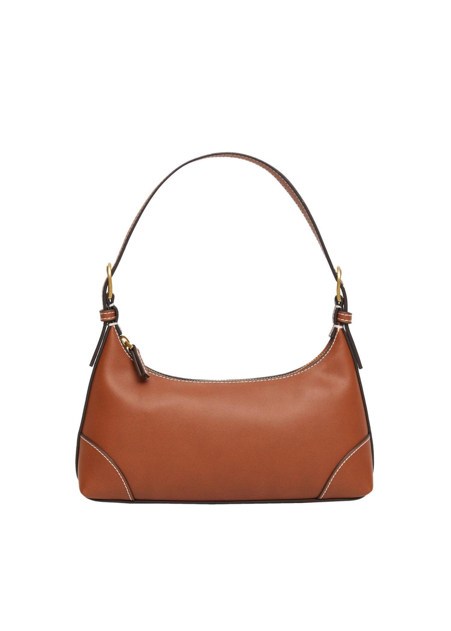 Medium Brown Baguette Bag Buckle Handle, Women, , large image number 1