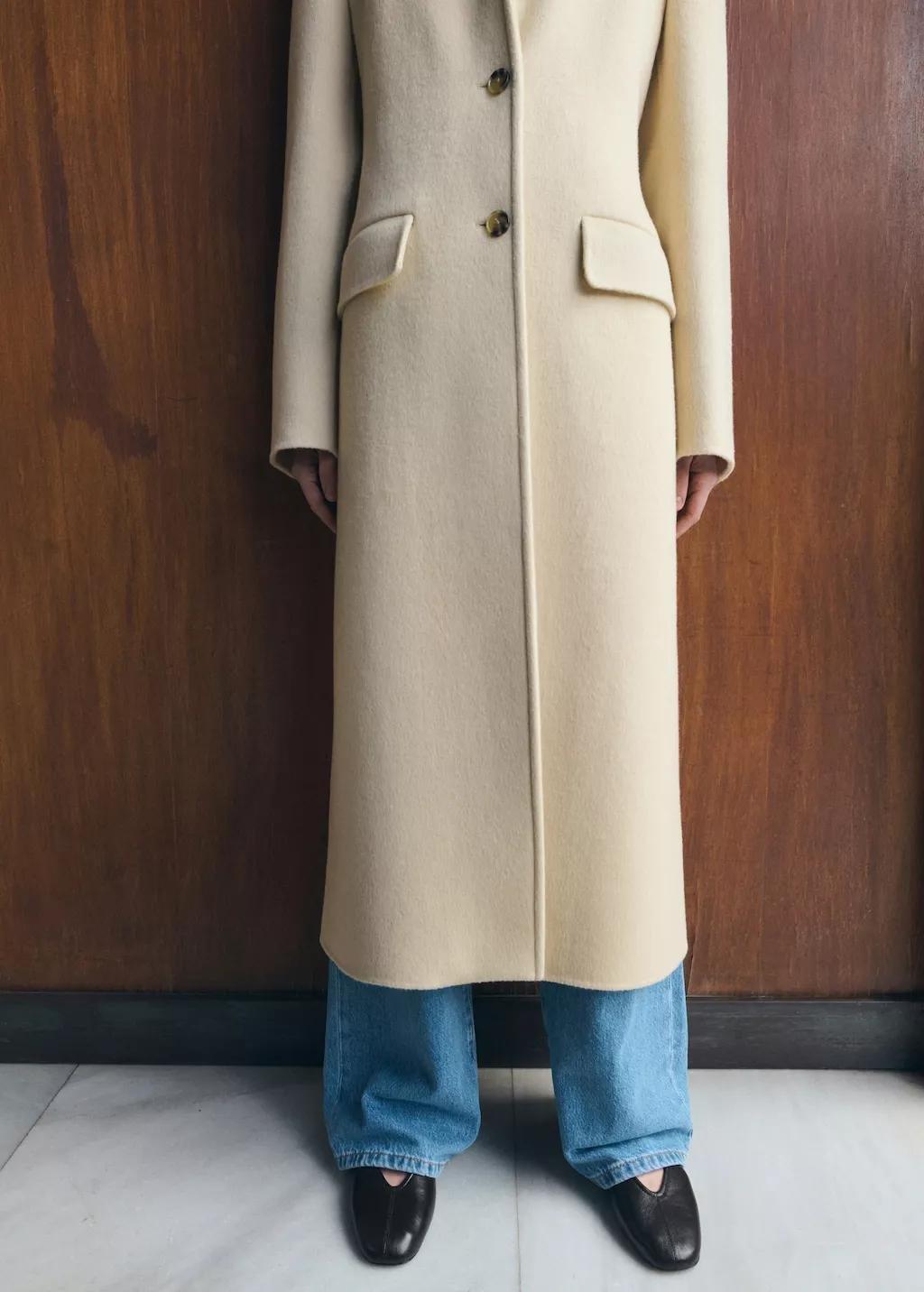 Brown Leather Flat Shoes, 0201_32, medium