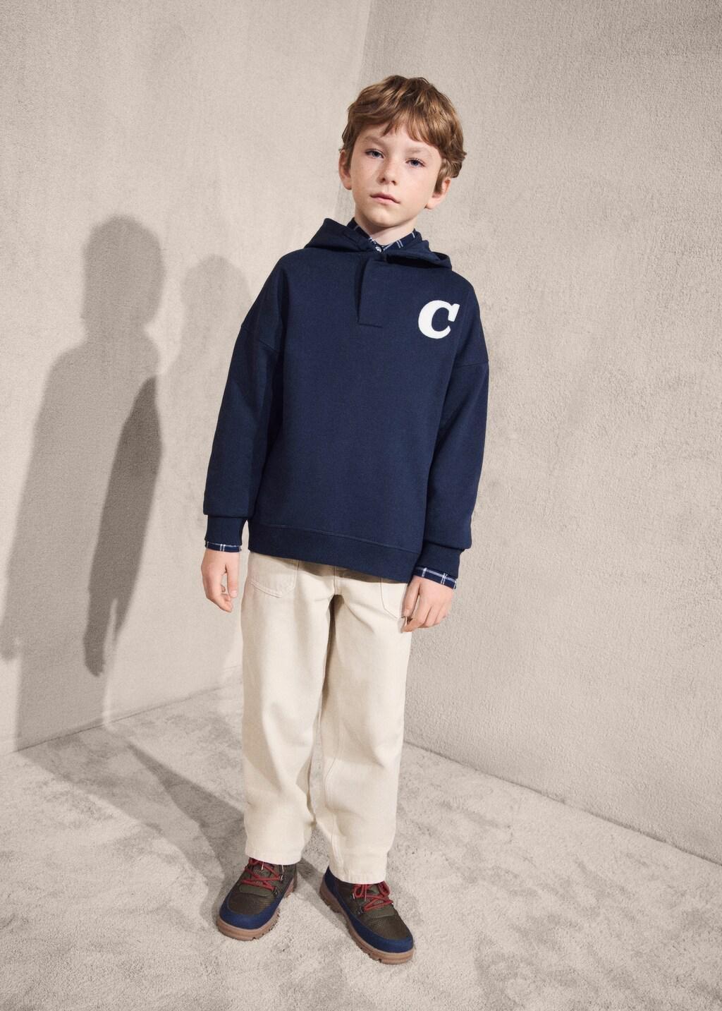 Brown Utility Jeans, Kids Boys, Light Pastel Brown, large image number 6