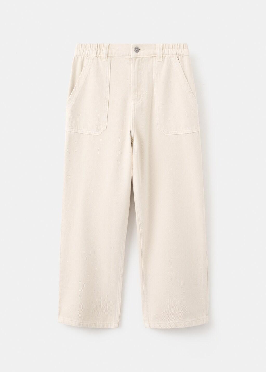 Brown Utility Jeans, Kids Boys, Light Pastel Brown, large image number 8