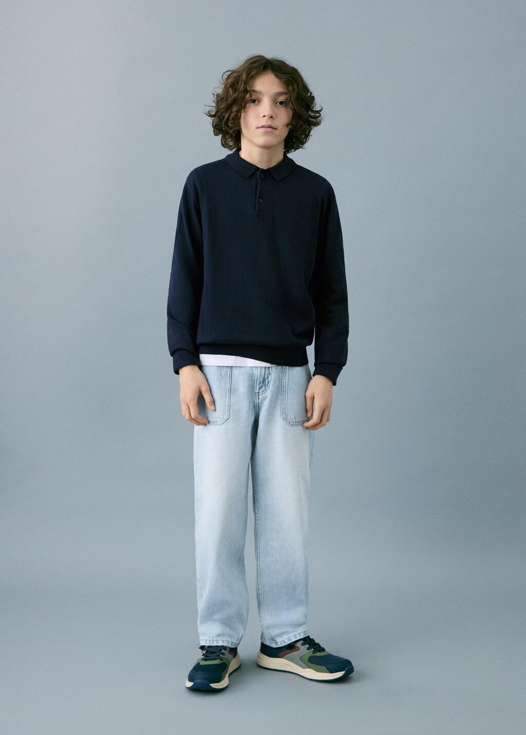 Blue Utility Jeans, Kids Boys, Open Blue, medium