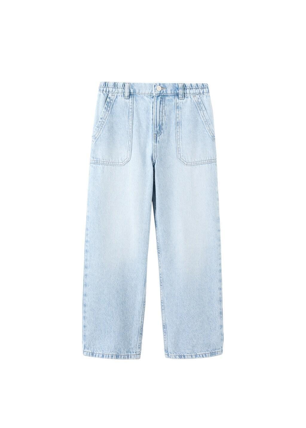 Blue Utility Jeans, Kids Boys, Open Blue, large image number 5