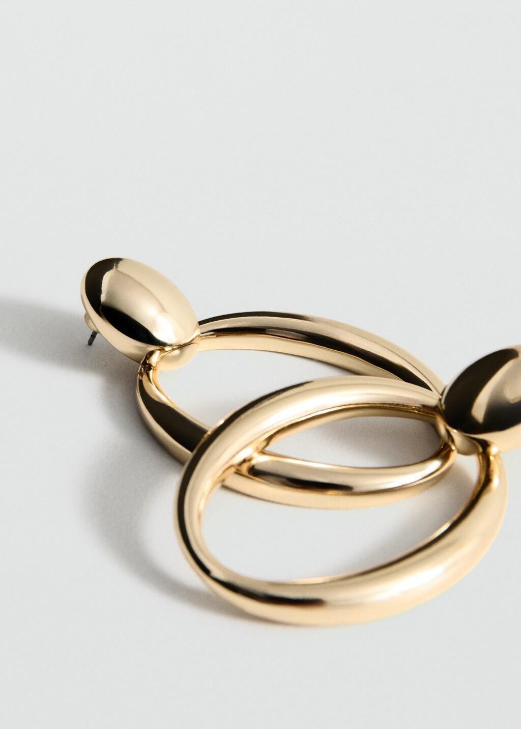 Gold Hoop Earrings, Gold, large image number 0