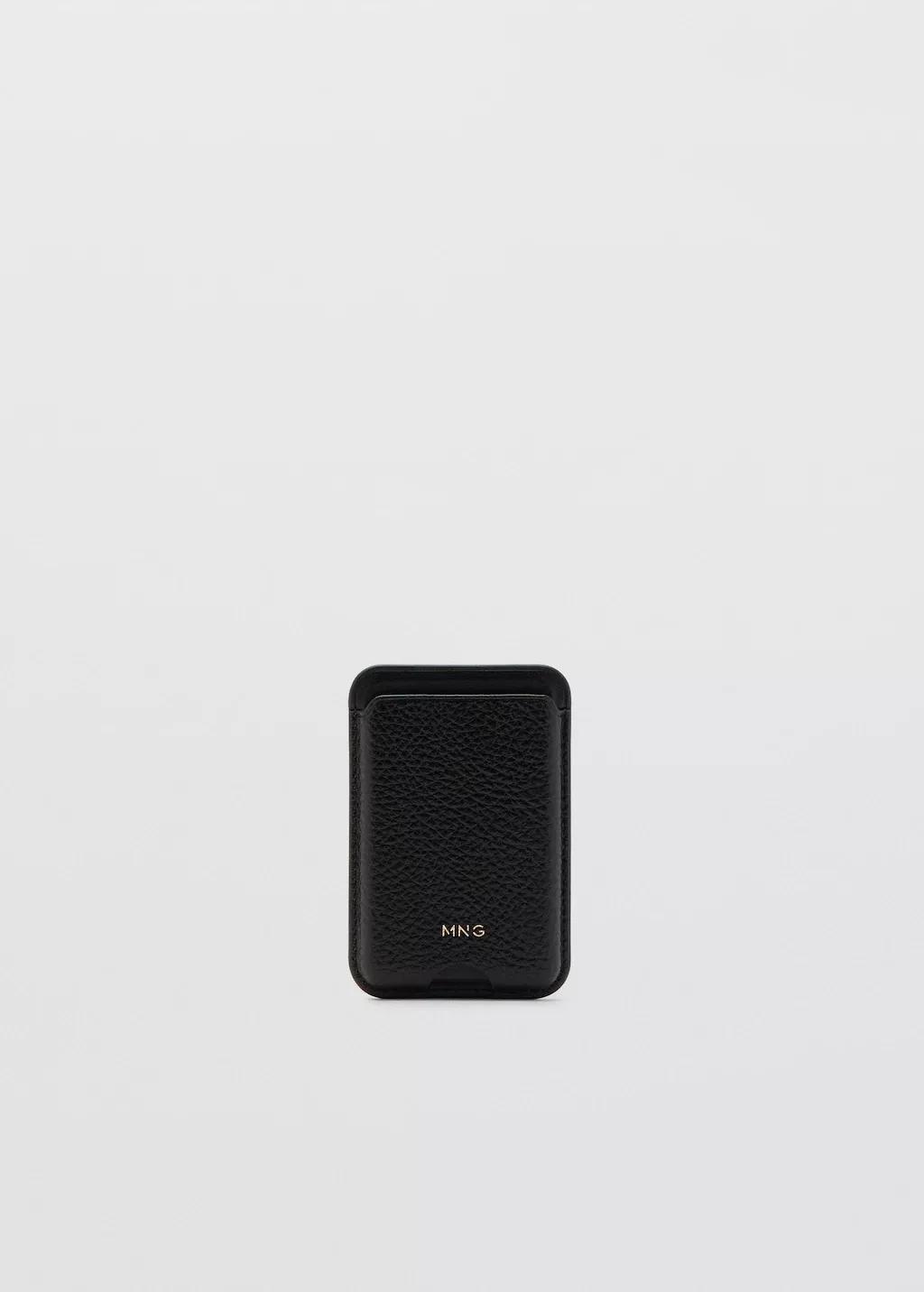 Black Magnetic Card Holder, Black, large image number 3