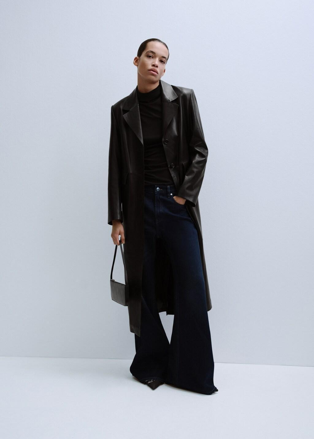 Blue Mid-Rise Flared Jeans, 0201_DO, large image number 0